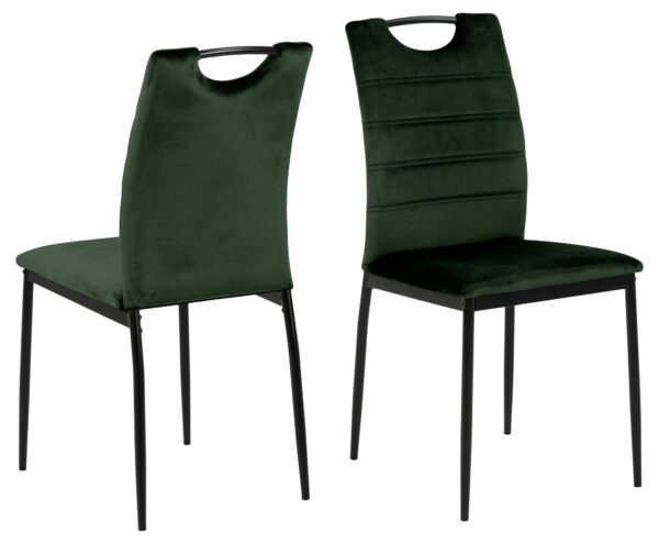 Tiana Spisebordsstol, Grøn Velour